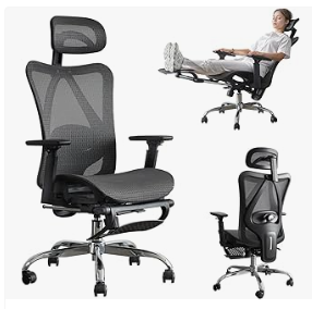 Overemployed setup ergonomic chair